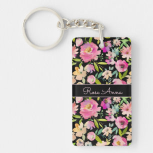 Llavero Acuarela Boho Pastel