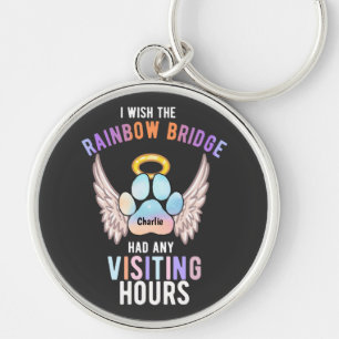 Llavero Acuarela Cute Pata de Mascota Perro Gato Alas de M