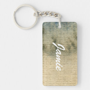 Llavero acuarela gris-azul 6 del fondo