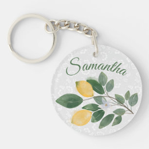 Llavero Acuarela Limones Sicilian Name