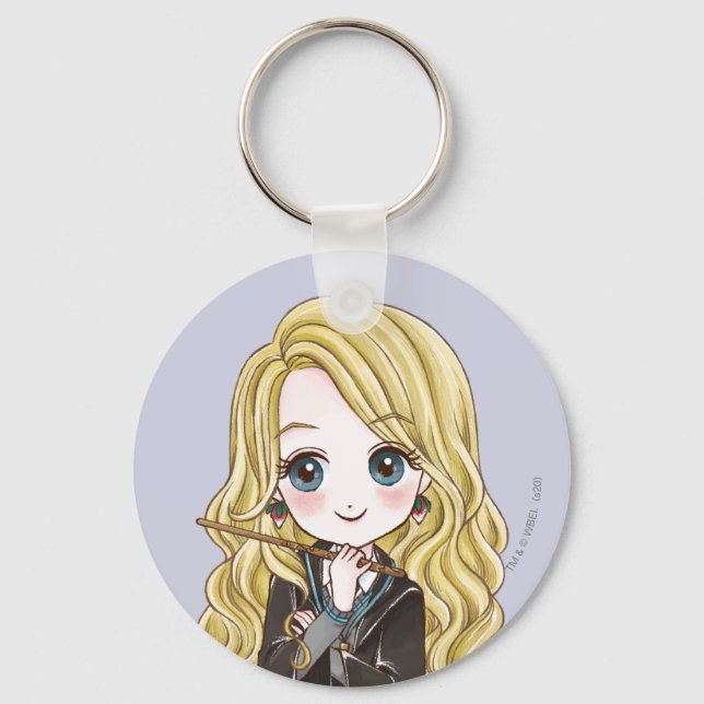Llavero Acuarela Magica Luna Lovegood (Anverso)