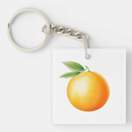 Llavero Acuarela Naranja