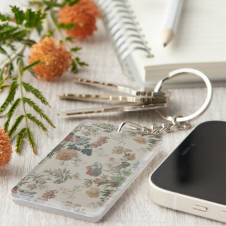 Llavero Acuarela Rosa Suave – Accesorio Chic para Todos lo
