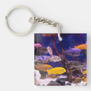 Llavero Acuario Temático Depósito de Peces