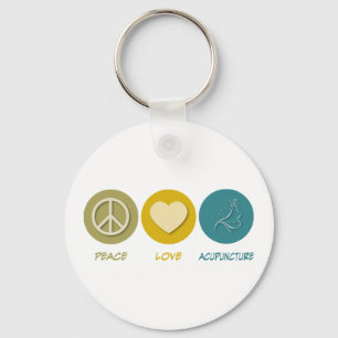 Llavero Acupuntura del amor de la paz