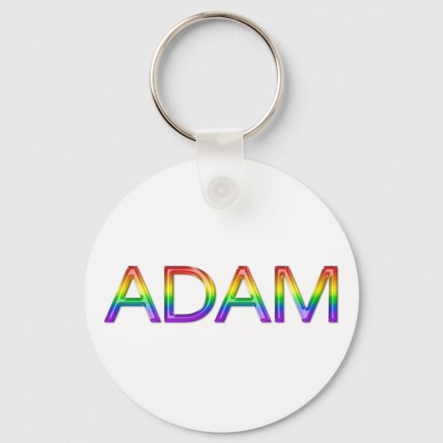 Llavero Adam - Arcoiris - Keychain - 002 (Anverso)