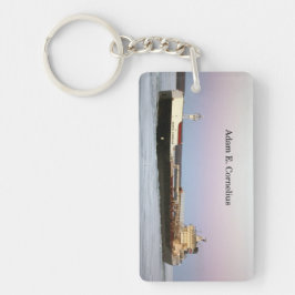 Llavero Adam E. Cornelius rectángulo de llave acrílica