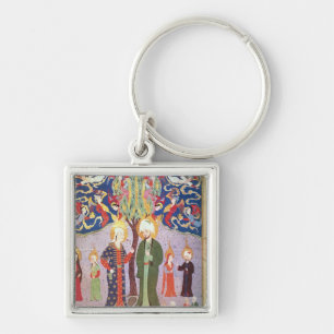 Llavero Adán y Eva y sus trece gemelos