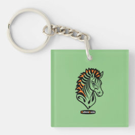 Llavero Adaptives ZebraLeon - Illustration mit Text