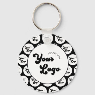 Llavero Add Your Custom Logo Pattern Business Promotional