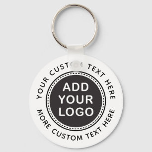 Llavero Add your own logo and text business template