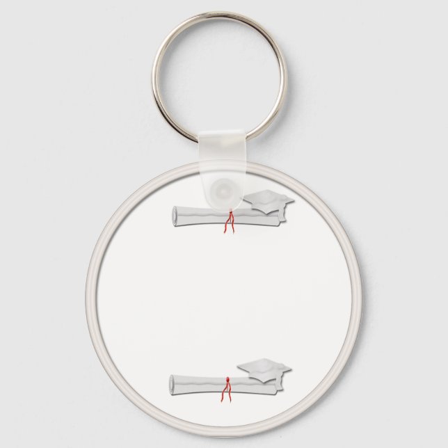 Llavero Add Your Own Text 2009  White Keychain (Anverso)