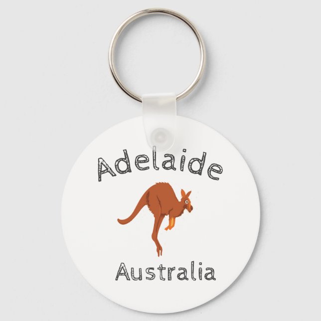 Llavero Adelaide Australia Kangaroo (Anverso)