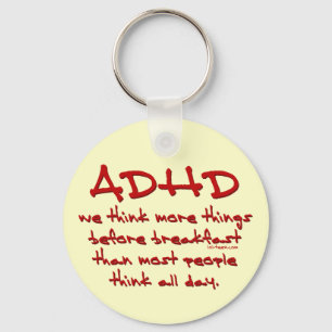 Llavero ADHD piensan más
