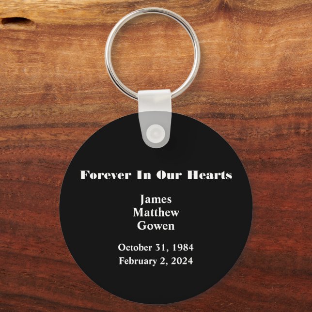 Llavero Adición de conciencia sobre sobredosis en el Día d (Reverso )