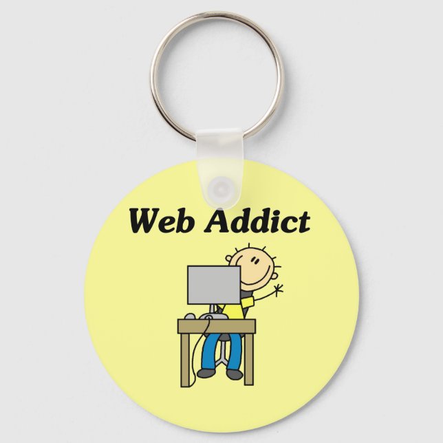 Llavero Adicto a la Web (Anverso)