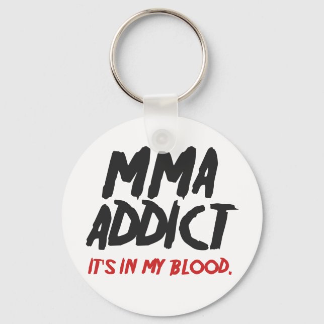 Llavero Adicto a MMA (Anverso)