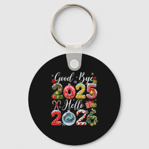 Llavero Adiós 2025 Hola 2026 Feliz Navidad Feliz Año
