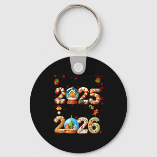 Llavero Adiós 2025 Hola 2026 Navidad y Feliz Año Nuevo
