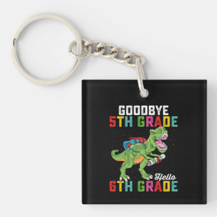 Llavero Adiós 5to Grado Hola 6to Grado T Rex Dinosaurio