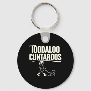 Llavero Adiós Cuntaroos Meme Divertido Retro Perro Scooter