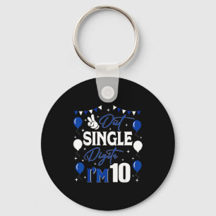 Llavero Adiós Dígitos Simples Tengo 10 Años Cumpleaños 10