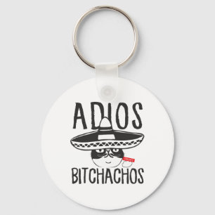 Llavero Adiós Gato De Achos En Sombrero Funny Cinco De May