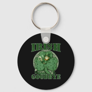 Llavero Adiós irlandés día de San Patricio leprechaun dive