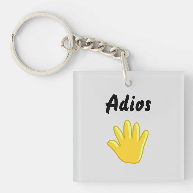 Llavero Adios keychain (Frente)