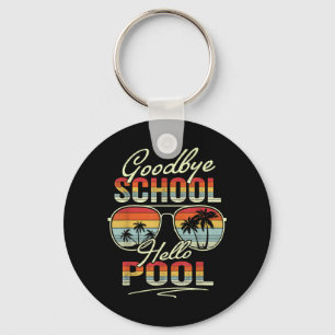 Llavero Adiós Vintage Escuela Hola Piscina Verano Último D