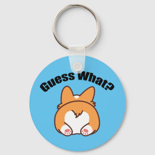 Llavero Adivinen Lo Que Corgi Butt Humor