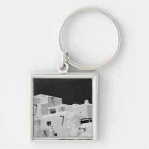 Llavero Adobe de estilo Pueblo en Loretto, Santa Fe, New