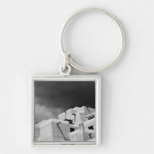 Llavero Adobe de estilo Pueblo en Loretto, Santa Fe, Nuevo