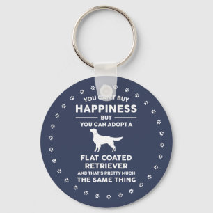 Llavero Adopt Flat coated Retriever Happiness