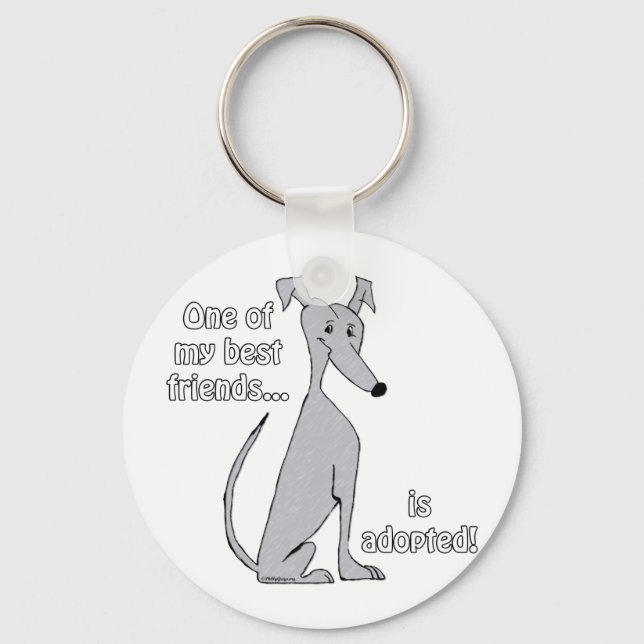 Llavero Adoptado~Azul (Anverso)