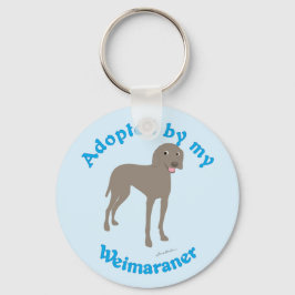 Llavero Adoptado por My Weimaraner