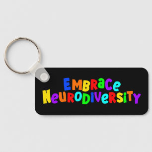 Llavero Adoptar la neurodiversidad   Conciencia neurodiver