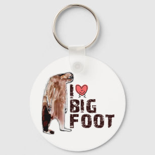 Llavero ¡Adorable! AMO diseño de <3 BIGFOOT que encuentr