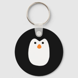 Llavero adorable cara de pingüino