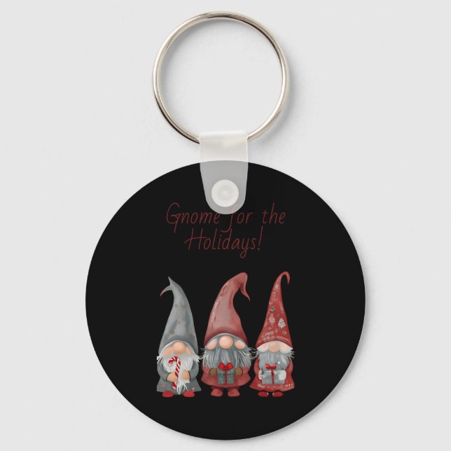 Llavero Adorable Christmas Gnomes With Holiday Cheer T Shi (Anverso)