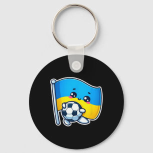 Llavero Adorable fan ucraniano de Bynner bandera de Ucrani