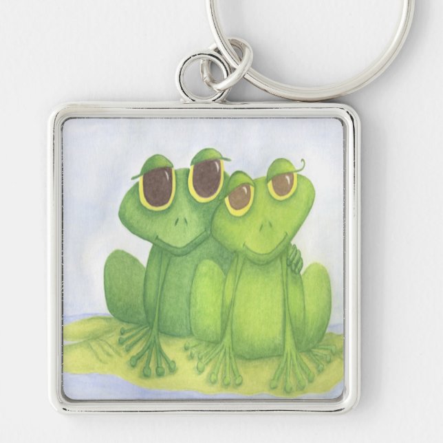 Llavero Adorable Frog Lovers (Frente)