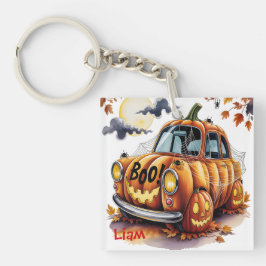 Llavero Adorable Jack O Lantern Calabaza Coche Espeluznant