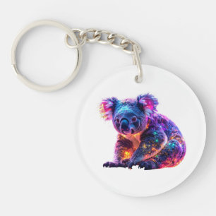 Llavero Adorable Koala Bear Wildlife Art Design