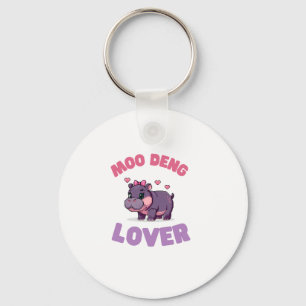 Llavero Adorable MOO DENG LOVER Beaubbyist Hobbyist Hippo