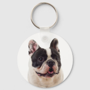 Llavero Adorable perrita Bulldog Francés Mamá Frenchie Pap