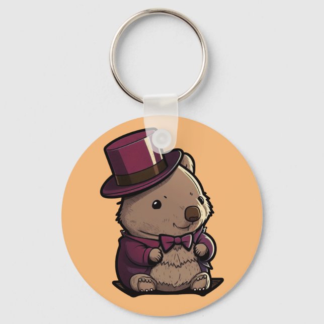 Llavero Adorable Wombat (Anverso)