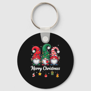 Llavero Adorables tres gnomos felices navidades mujeres ni