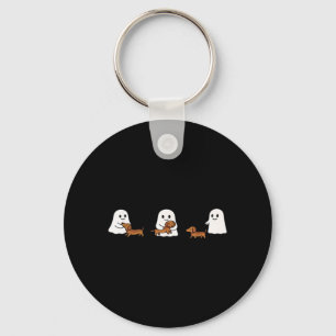 Llavero Adorables y divertidos fantasmas Boo paseando aman