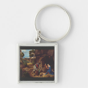 Llavero Adoración de los pastores por Giorgione